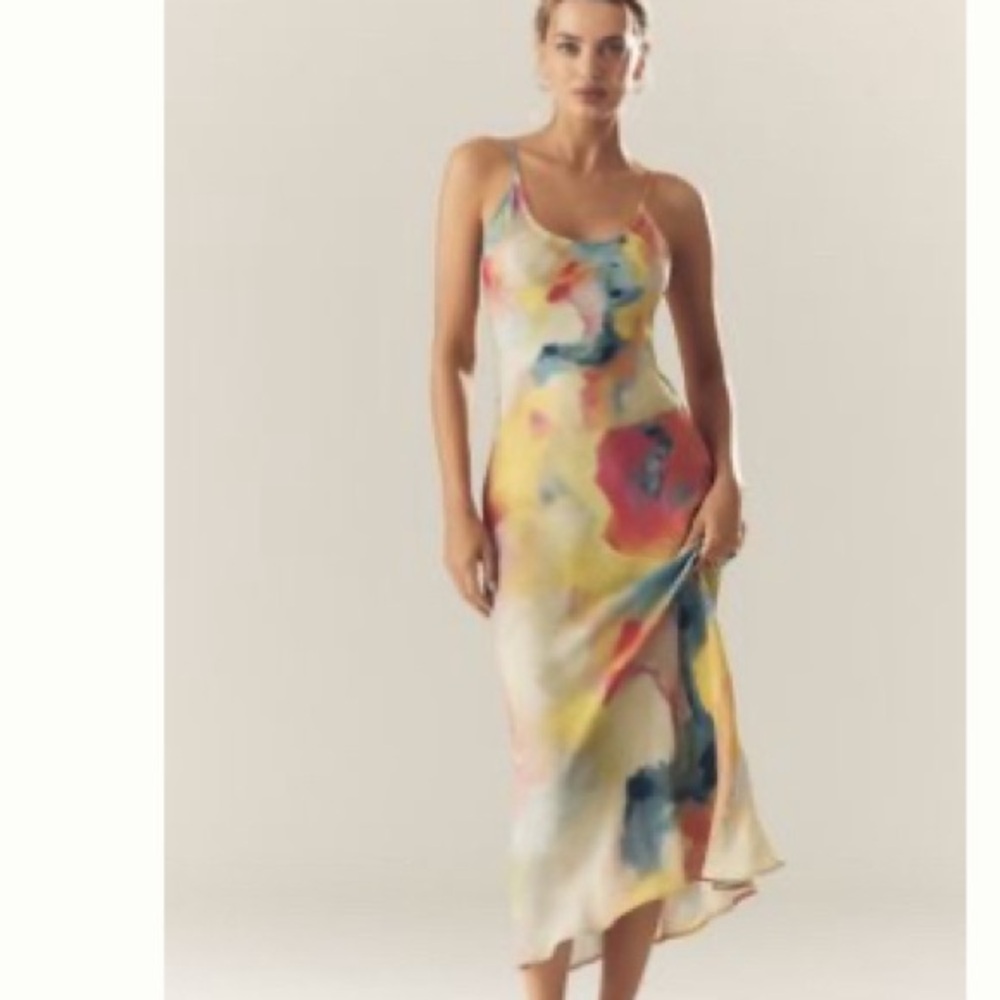 NWT! Anthropologie Conditions Apply Elva Slip
Midi Dress - Size medium🔥 - Picture 6 of 6